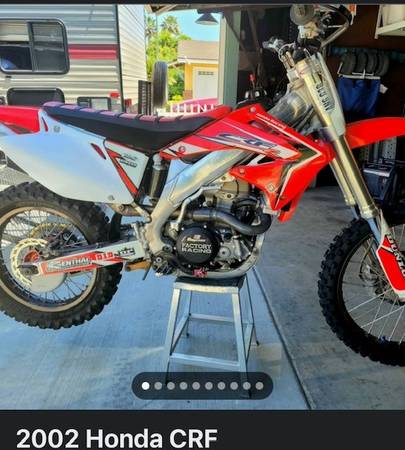 2002 HONDA CRF 450R Green Sticker 1