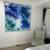 Huge 61” x 61” Original Abstract Art Painting on Canvas Floating Frame 1 thumbnail