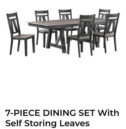 Rustic Table and 6 Chairs 1