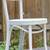 Antique Solid Strong Wood Small Chair (Painted White) 1 thumbnail
