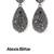 Alexis Bittar Women's Black Crystal-Encrusted Pave Pod Drop Post Earring 3 thumbnail