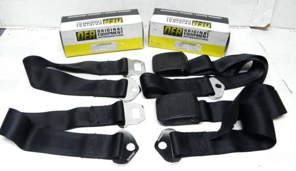 64 65 66 Chevelle Chevy II Beaumont GTO Olds Seat Belts 1