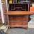 Antique vintage secretary desk wood LOCK and KEY works dresser 2 thumbnail