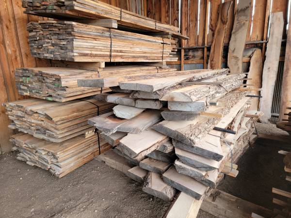 Black Walnut Slabs & 1"x 1