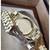 Rolex President Day-Date 18K Gold Diamond Mens Watch w/Bark Finish 6 thumbnail