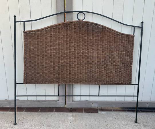 Queen Wicker Headboard 1