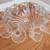 Vintage Hazel Atlas Colonial Swirl Glass Punch Bowl w/Hanging Glasses 2 thumbnail