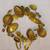 Brass Seashell Wreath 11"diam $195obo adjustable 4 thumbnail