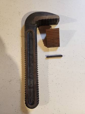 Ridgid Replacement Heel And Jaw Kit W/Pin For 24" Wrench 1