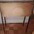 Vintage Oak Wood Drop Down Door Desk 7 thumbnail
