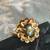 14K Black Star Sapphire Ring Size 5 3/4 1 thumbnail