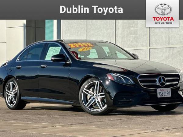 2018 Mercedes-Benz E-Class sedan Black 1