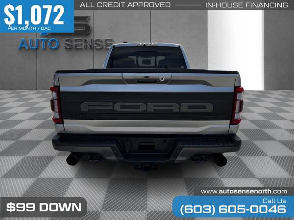 $1,072/mes - 2023 Ford F150 F 150 F-150 RaptorCrew Cab - $68,989 (Auto Sense)63622483818369123
