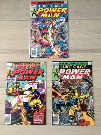 Marvel Comics Luke Cage Power Man Lot 1