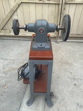 Rockwell Delta Buffer Grinder Head No. 1282 with Dual 5/8" Arbors. 10" 1