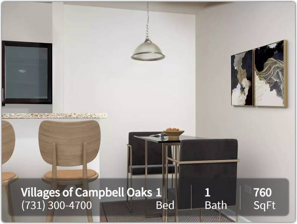$1,250 / 1br - 760ft2 - ¡Hazte sentir como en casa! Hermoso de 1 habitación, 1 baño en Jackson (Jackson - Ridgecrest)63812807741699122