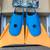 NIB! Churchill Makapuu Swim fins Size MD/LG Body Surf Boogie Board 7 thumbnail