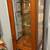 Beautiful Locking Wood and Glass cabinet 2 thumbnail