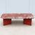 Modern Antoni Palleja for RS Barcelona Plec Red Marble Coffee Table 1 thumbnail
