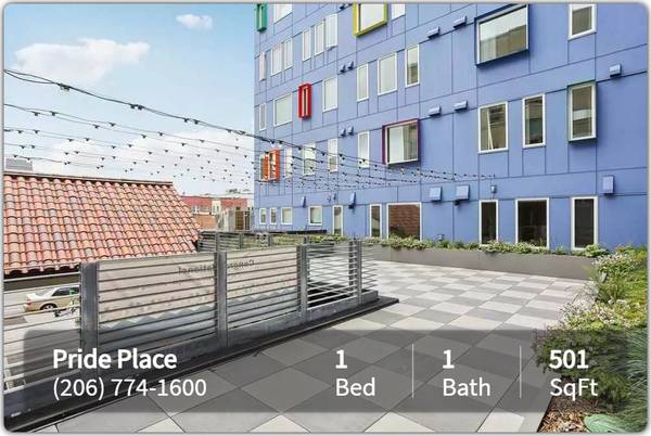 $1,674 / 1br - 501ft2 - Gorgeous 1 bed / 1 bath! 501 Sq Ft! Must see! (Seattle)63814789234179121