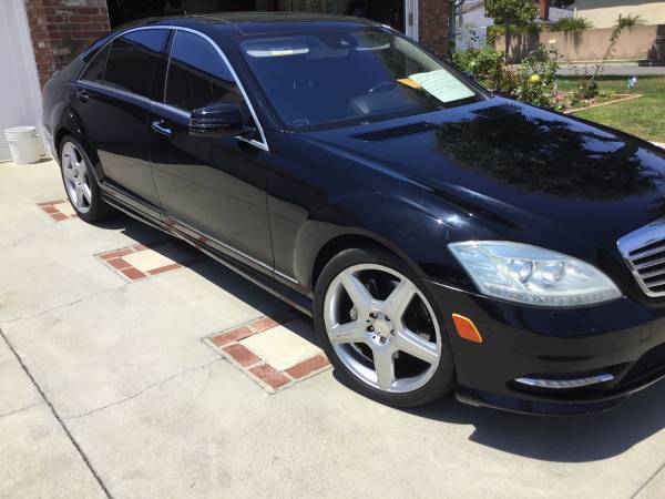 Mercedes S550 just serviced. Beautiful black car. Smoged 160 k miles - $13 (Torrance)63476559839363122
