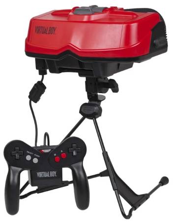 Nintendo Virtual Boy system (all hookups, excellent condition) 1