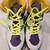 New Gucci Basket White Green Purple High Top Sneakers Size 12 2 thumbnail
