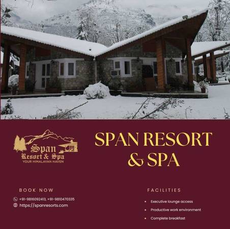Best Hotel in Manali – Luxury Riverside Spa Resort 1
