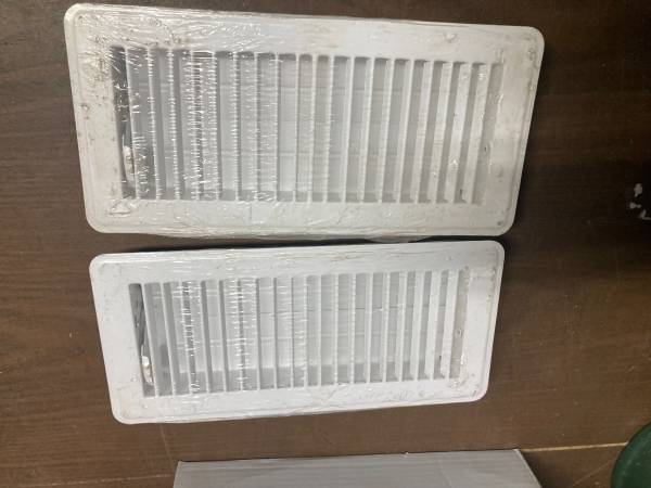 floor grate / grill white 11 X 5 1/4 1