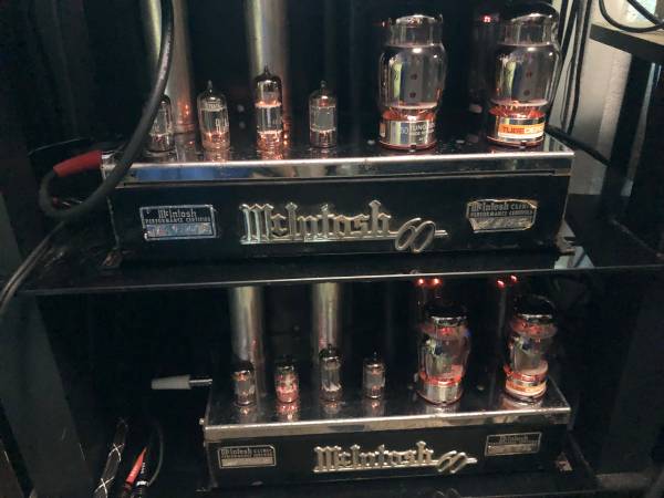 Pair McIntosh MC60 Tube Amps 1