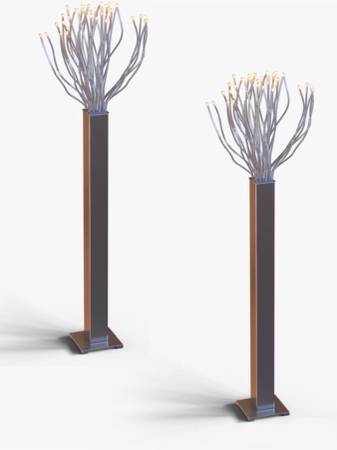 Matching Pair Vintage Modern Floor Lamps 1