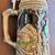 Antique/Vintage Handarbeit Beer Stein with Pewter Lid, Germany 6 thumbnail