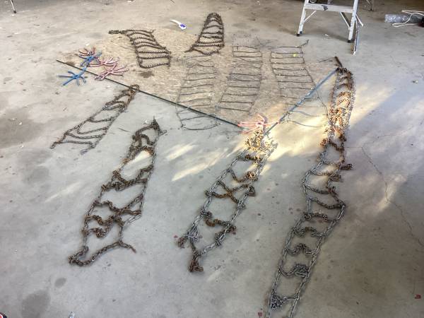 Assorted tire chains, $50 takes all 1