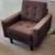 VERY NICE FABRIC CHAIR AND MATCHING OTTOMAN 4 thumbnail
