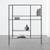 Designer CB2 VUUE Glass Bookcase – Mid-Century Modern Style 6 thumbnail