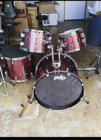 PDP 5 drum set 1