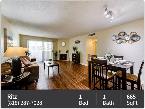 $2,153 / 1hab - 665ft2 - Maravilloso apartamento de 665 pies cuadrados, 1 habitación / 1 baño diseñado con elegancia urbana (Studio City)63701073984899120