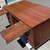 Mid Century Modern Executive Desk Mid Mod Finished Back Vintage 12 thumbnail