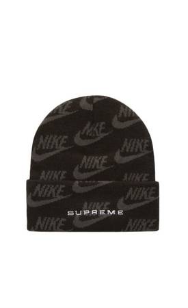 SUPREME Nike Jacquard Logos Beanie 1