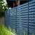 Metal HORIZONTAL SLAT Fence Panel (6'Hx6'W) Black or Basalt Grey 12 thumbnail
