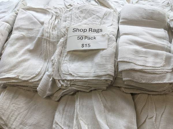 New white Shop Rags 1