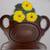 Decorative Standing Fruit Bowl Collapsible Wood Hibiscus Flower Design 6 thumbnail