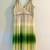 Jonathan Martin Studio Gradient Color Green Dress with Side Zipper an 3 thumbnail