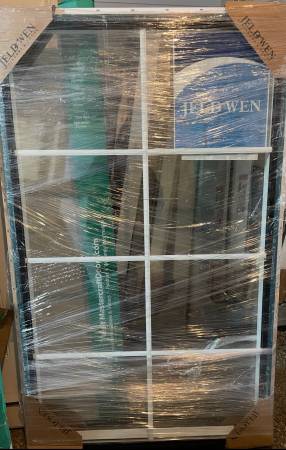 New 36x60 JeldWen black exterior fixed window 1