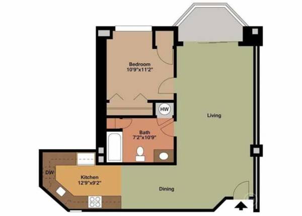 $1,900 / 1br - 790ft2 - Amplios armarios empotrados, centro de fitness, aire acondicionado y calefacción central (180 Woodbury St, Manchester, NH)63656177977985124