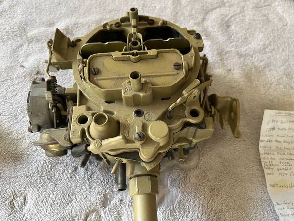 76 Buick 800 CFM  4 Barrel Rochester Quadrajet   **Pro Rebuilt** 1