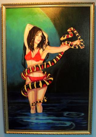 Pintura original de Pinup por Norman Strite (1935-2023) - $150 (Plymouth Meeting)63471188124419120