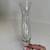 Vintage Etched Glass Trumpet Mouth Vase — Small 4 thumbnail