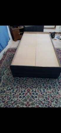 Sofa, tv stand, twin bed 1