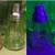 1930's Uranium Doric by Jeanette Glass Vaseline Glows Green Depression 2 thumbnail